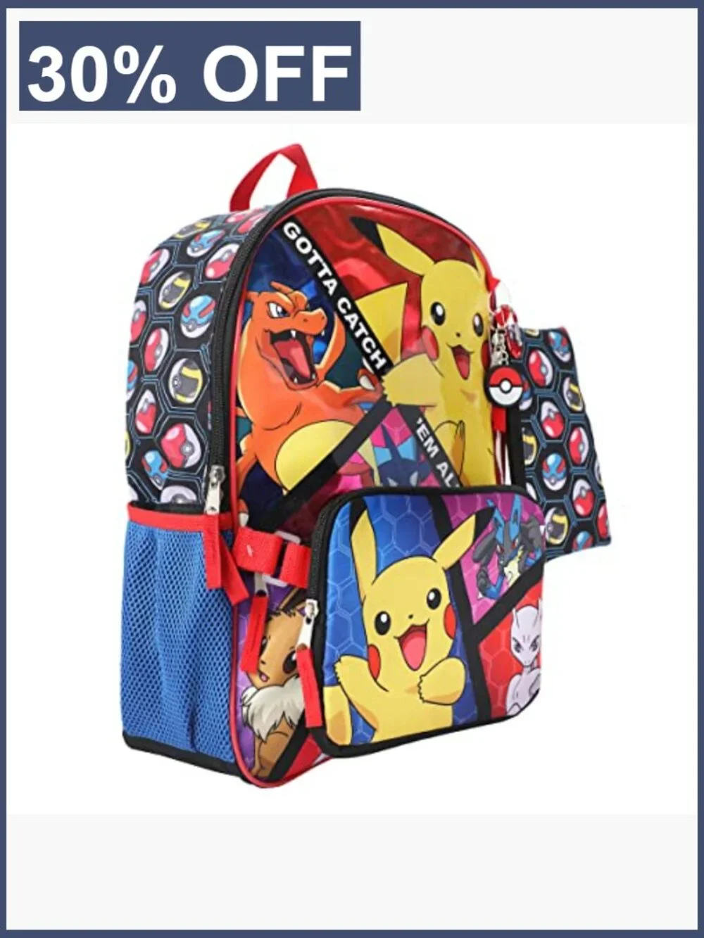 Youth 5-Piece Backpack Set with Accessories